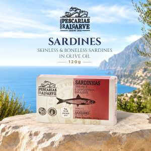 Pescarias do Algarve Skinless & Boneless Sardines in Olive Oil 120g x 8