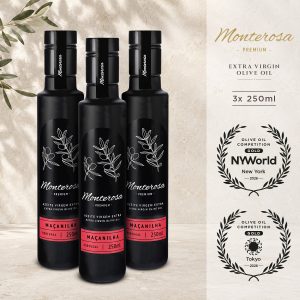 Monterosa Extra Virgin Olive Oil Maçanilha 250ml x3